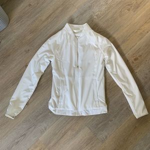 Lululemon white bomber jacket